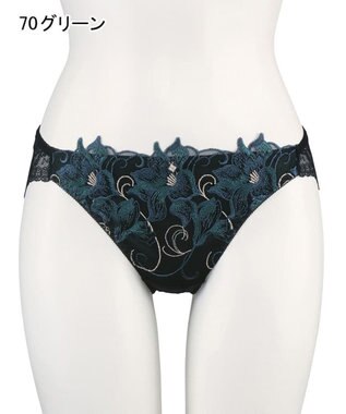 San-ai Resort（三愛水着楽園） エレガントコレクション2311ノーマルショーツ  【M・Lサイズ】【northerly】 グリーン