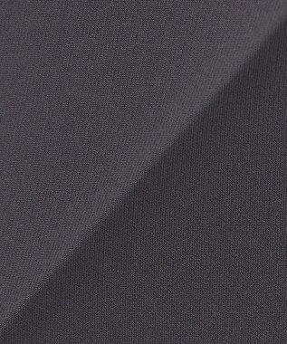 組曲 S 【WEB限定】ベーシックダブルクロス ワイドストレートパンツ チャコールグレー系