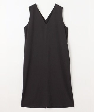 ANY L 【接触冷感/UVケア/洗濯機可能】ひんやりVネックジャンスカ ブラック