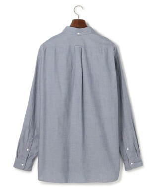 J.PRESS MEN 【J.PRESS ORIGINALS】【UNISEX】Cotton Dangary B.D. Shirt / Baggy-Fit ネイビー系