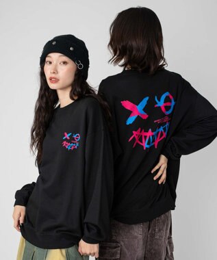 WEGO 【2025年秋冬新作/SMLXLサイズ展開/ユニセックス着用ITEM】アソートグラフィックプルオーバー2