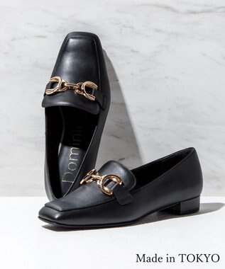 Dominic3 ダブルリング レザーローファー