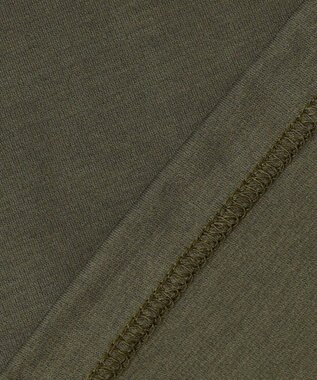 23区 S 【一部店舗限定】コットンポンチコンビジャージー コクーンスリーブ カットソー カーキ系