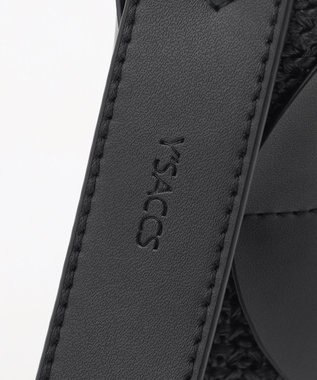 Y'SACCS サークルパッチショルダーバッグ ブラック