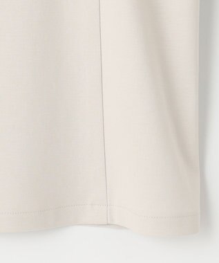 23区 S 【洗える】スカーフプリントコンビ スリーブデザイン カットソー フロストxブラック