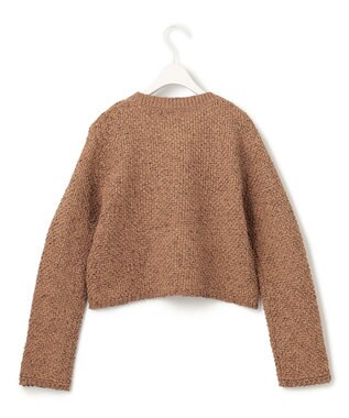 ICB 【洗える】スエードテープヤーン プルオーバー アンバーベージュ系