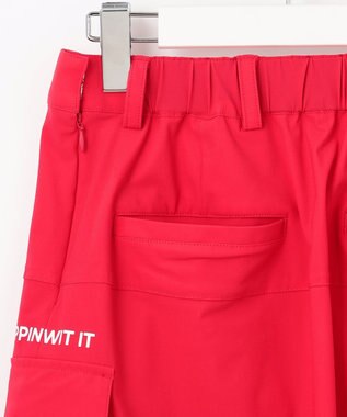 PW CIRCULUS 【UVカット / 接触冷感 / 伸縮性抜群】【WOMEN】フロントプリーツ ゴルフウェア レディース レッド系