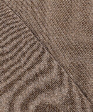 23区 【前後着用可能/洗える】シャイニーシアー 5分袖 カーディガン ブラウン系