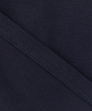 ANY KIDS 襟 刺繍 カットソー ネイビー