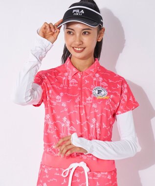 FILA GOLF／marie claire 【FILA GOLF】アームカバー ホワイト