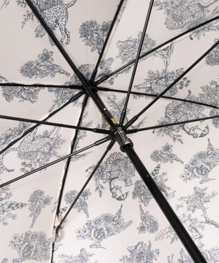AURORA Beaurance（ビューランス）オリジナルプリント雨傘（長傘） クリーム