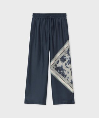 Paul Smith Travel Scarf ワイド パンツ ネイビー