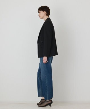 GRACE CONTINENTAL スリットスリーブジャケット ブラック