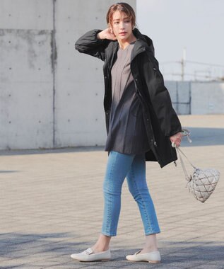 Tiaclasse 【安田美沙子さん着用・新色追加】ウォーマル中綿フーデッドコート ブラック