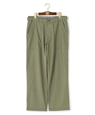 J.PRESS MEN 【NYUZELESS】ワイドベイカー パンツ カーキ系