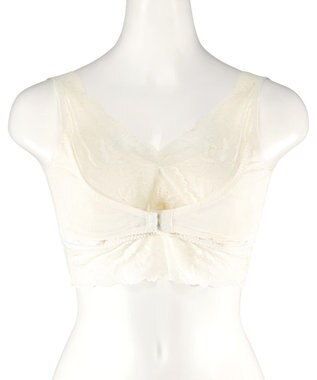 San-ai Resort（三愛水着楽園） 毎日らくちん 楽しくバストケアもちもちナイトブラ【ナイト＆ディブラ】フロントホックあり 【northerly】 ホワイト