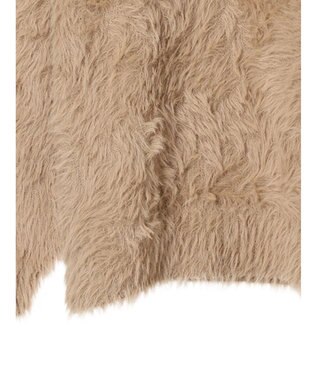 Green Parks フェザーＶネックニットプルオーバー Beige