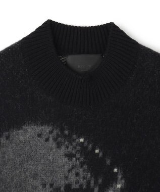 JOSEPH HOMME 【HIGH GRADE LINE】モンキージャガード　モックネックニット ブラック系5