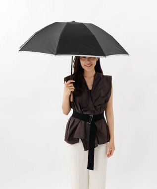 AURORA 【 BLAO（ブラオ）】サマーシールド スタッズ晴雨兼用傘(折りたたみ傘) ブラック