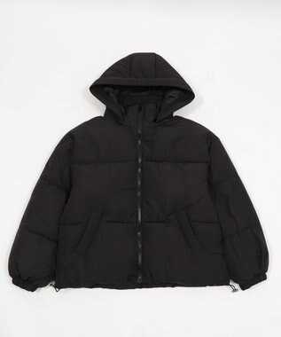 WEGO 3WAYファーフードパファーブルゾン ブラック