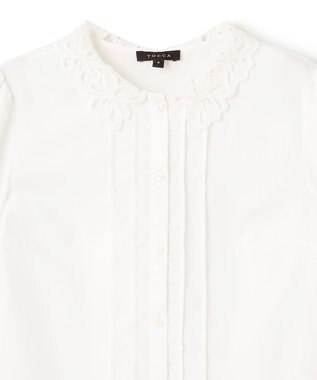 TOCCA 【消臭】TIMELESS CLASSIC 襟レースブラウス アイボリー系