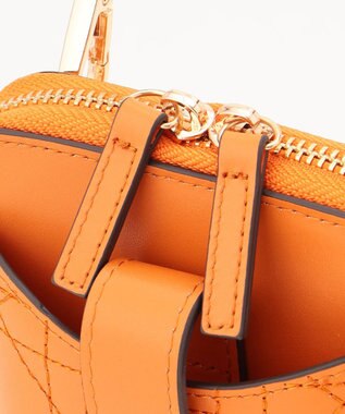 LA BAGAGERIE レザーステッチ　マルチポシェット オレンジ