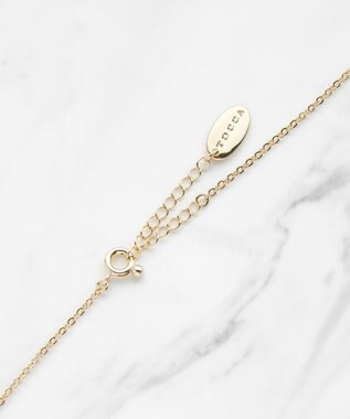 TOCCA GLITTER RIBBIN NECKLACE ネックレス ゴールド×ブラック系