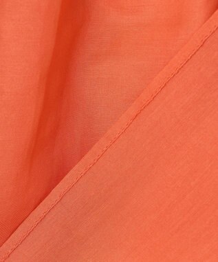 自由区 L シルクコットンローンフレンチスリーブ ブラウス マンダリン