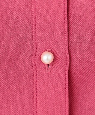 ANY SIS 【接触冷感・UVカット・速乾】スムージーポリエステル 2WAY ブラウス レッド