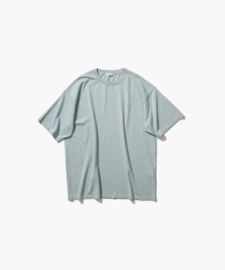 ATON FRESCA KNIT｜ハーフスリーブセーター - UNISEX SAX