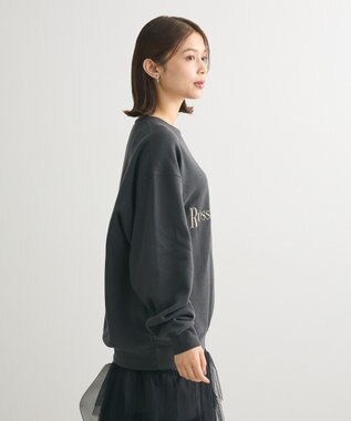 Green Parks ■ＲＵＳＳＥＬＬ　ロゴ刺繍スウェット Charcoal Gray