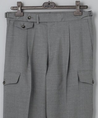 GOTAIRIKU ウォッシャブル ドレスカーゴパンツ アイボリー系