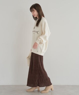 Green Parks ■ＲＵＳＳＥＬＬ　ロゴ刺繍スウェット Charcoal Gray