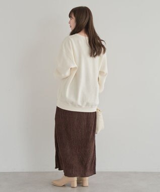 Green Parks ■ＲＵＳＳＥＬＬ　ロゴ刺繍スウェット Charcoal Gray