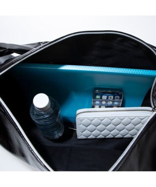 UNBILLION カシュカシュ cachecache / ソフトエナメルノットビッグショルダー ブラック