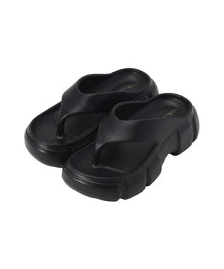 earth music&ecology EVAトングサンダル Black