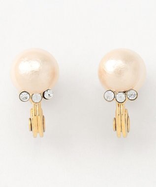 J.PRESS LADIES 【WEB限定】リバーシブルパール イヤリング ゴールド系