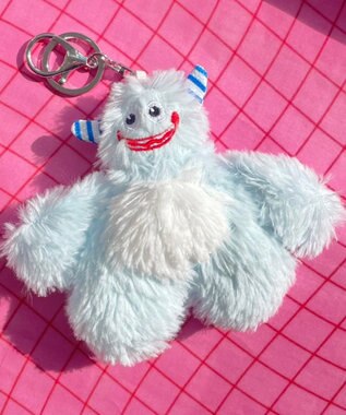 WEGO ぽいんぽいんモンスターぬいぐるみキーホルダー