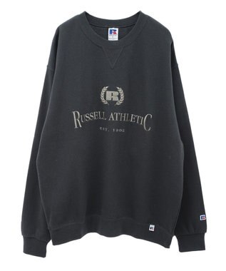 Green Parks ■ＲＵＳＳＥＬＬ　ロゴ刺繍スウェット Charcoal Gray