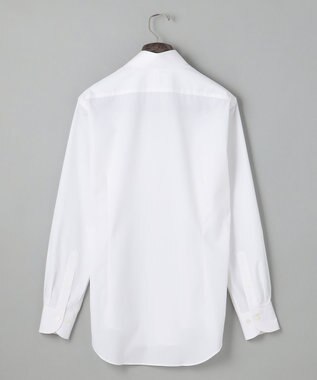 GOTAIRIKU 【形態安定】PREMIUMPLEATS_スナップダウン_通年ドレスシャツ（無地/織柄） 無地/ホワイト系