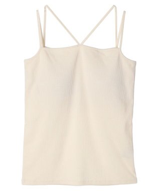 Green Parks カップ付きマルチストラップタンク Beige