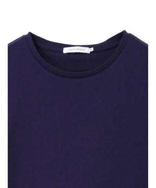 AMERICAN HOLIC 接触冷感タックスリーブ５分袖カットプルオーバー Purple