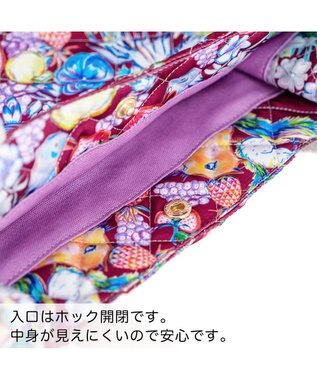 tsumori chisato CARRY tcアニマルキルト トートバッグ ボルドー