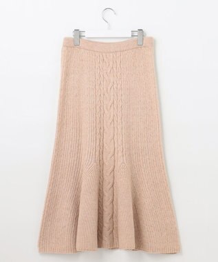 Feroux 【セットアイテム】ケーブルニット セットアップ ベージュ系