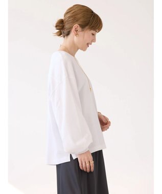 AMERICAN HOLIC 袖ボリュームカットプルオーバー Off White