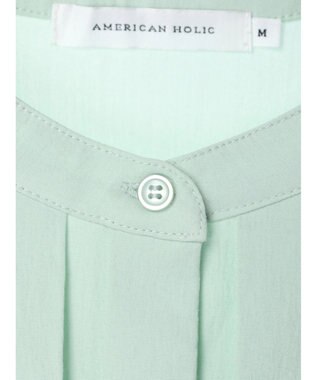 AMERICAN HOLIC ブザムバックボタンチュニック Mint