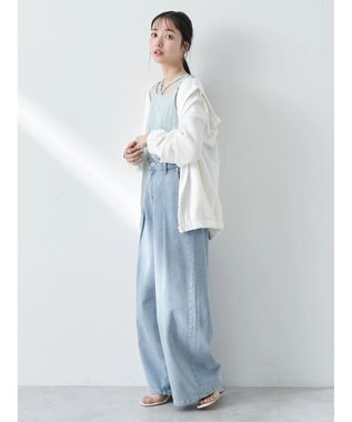 earth music&ecology ＵＶカット加工パーカー Ivory