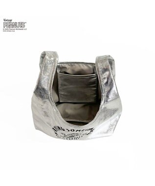 ROOTOTE 8447【スヌーピー】IP.ルーショッパー.メタリック.ピーナッツ-0Q 02：シルバー