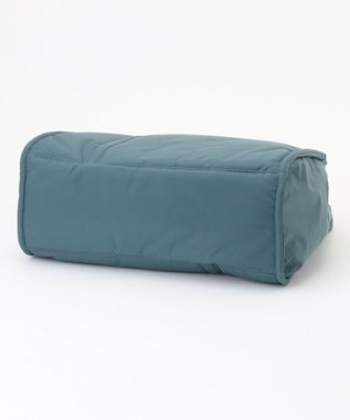 Y'SACCS 【ムック本掲載】ツイルナイロン　スクエアトート　Mサイズ ブルーグリーン