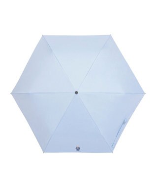 MOONBAT 【WEB限定/遮光率100%/遮熱/UV】POLO RALPH LAUREN（ポロ ラルフローレン）晴雨兼用日傘 ポロベア 無地 折りたたみ傘 自動開閉 サックスブルー